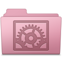 System Preferences Folder Sakura Icon 128x128 png